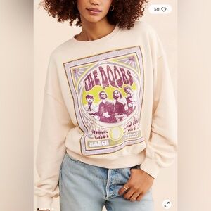 Free People DAYDREAMER Concert Graphic Sweatshirt. The doors.